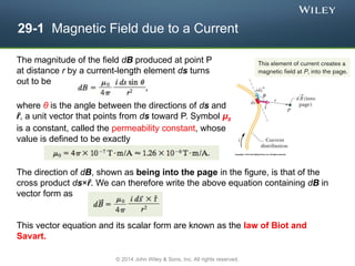 Lecture notes about magnetic fields due to currents-H-Ch.29.pptx