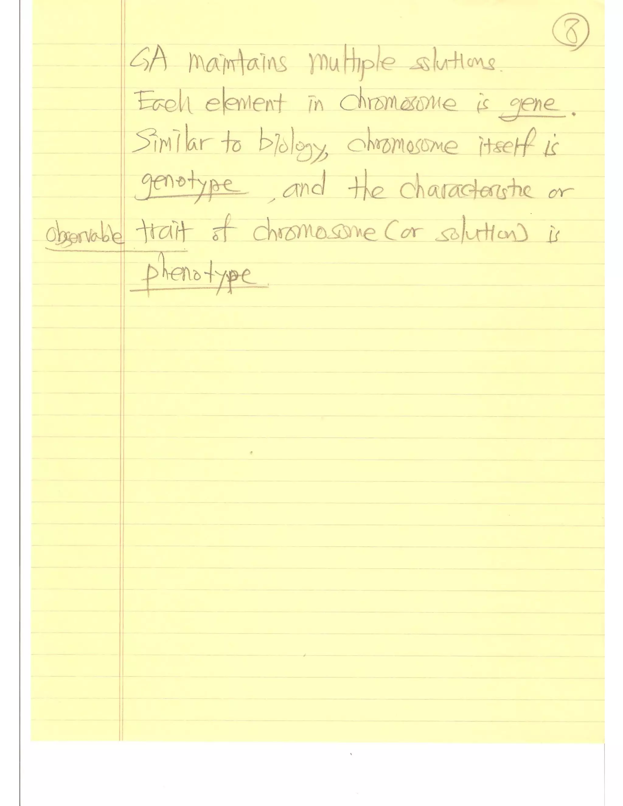 Evolutionary Computation Lecture notes01