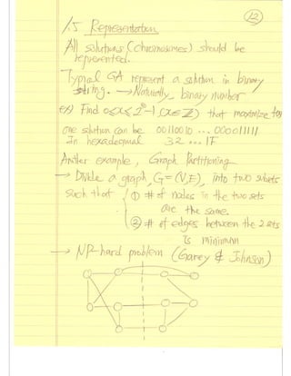 Evolutionary Computation Lecture notes01