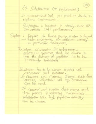 Evolutionary Computation Lecture notes01