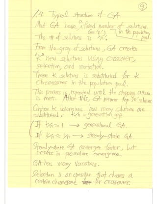 Evolutionary Computation Lecture notes01