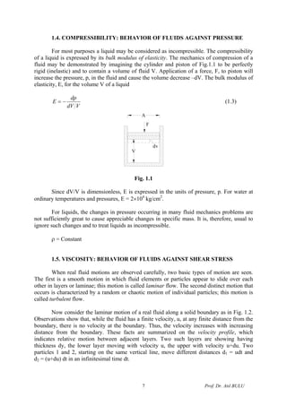 FUNDAMENTALS of Fluid Mechanics (chapter 01) | PDF