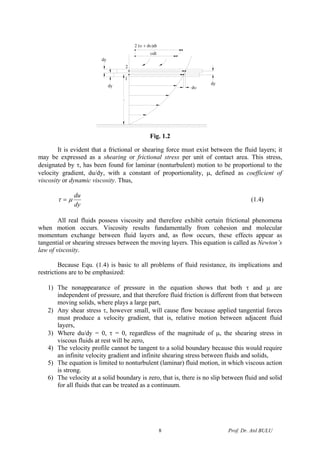 FUNDAMENTALS of Fluid Mechanics (chapter 01) | PDF