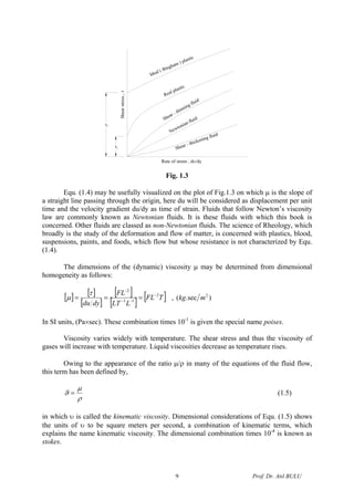 FUNDAMENTALS of Fluid Mechanics (chapter 01) | PDF