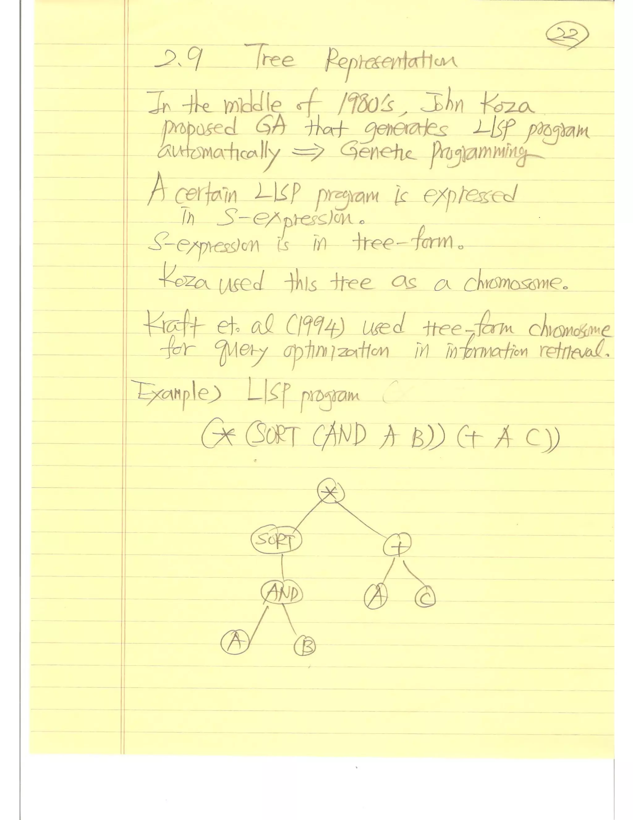 Evolutionary Computation Lecture notes02