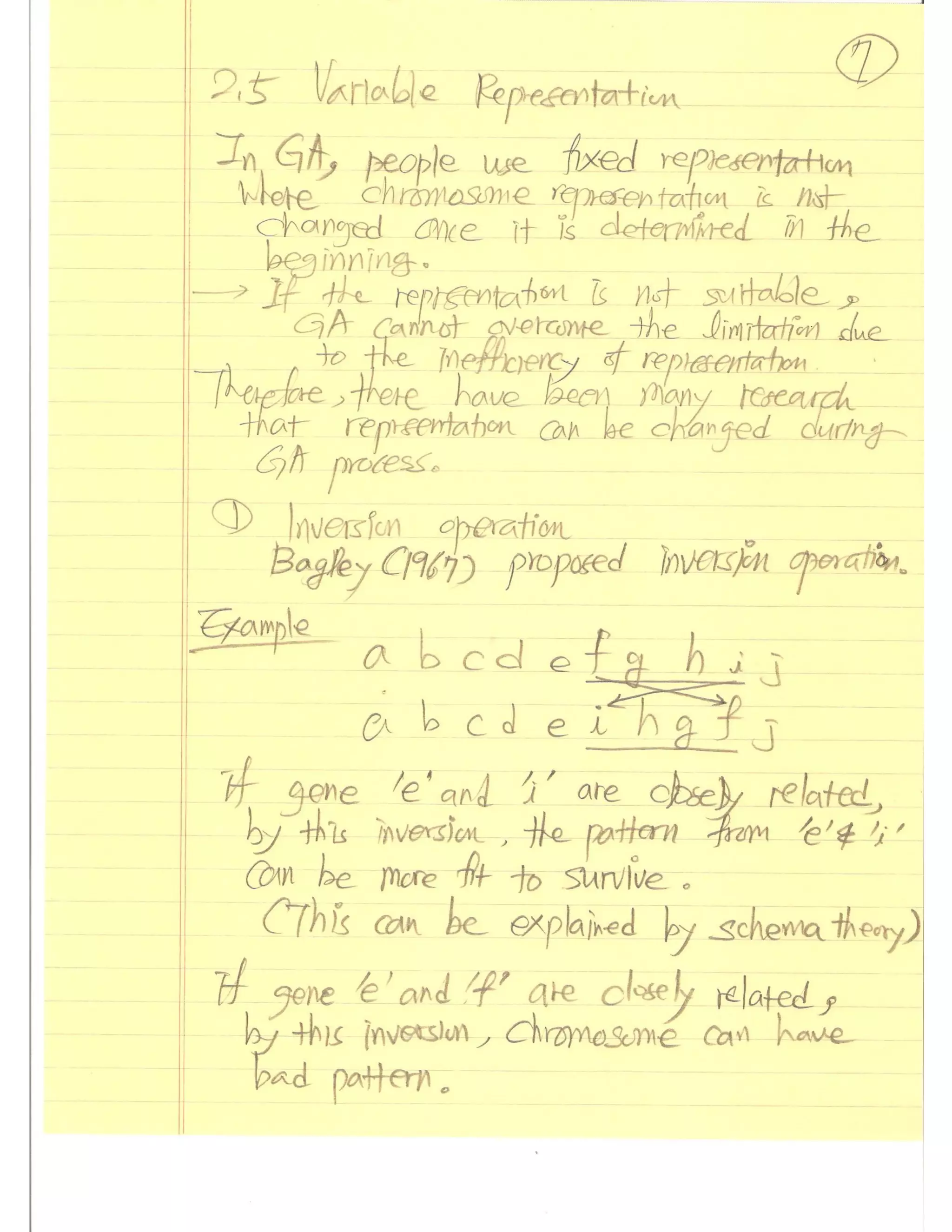 Evolutionary Computation Lecture notes02