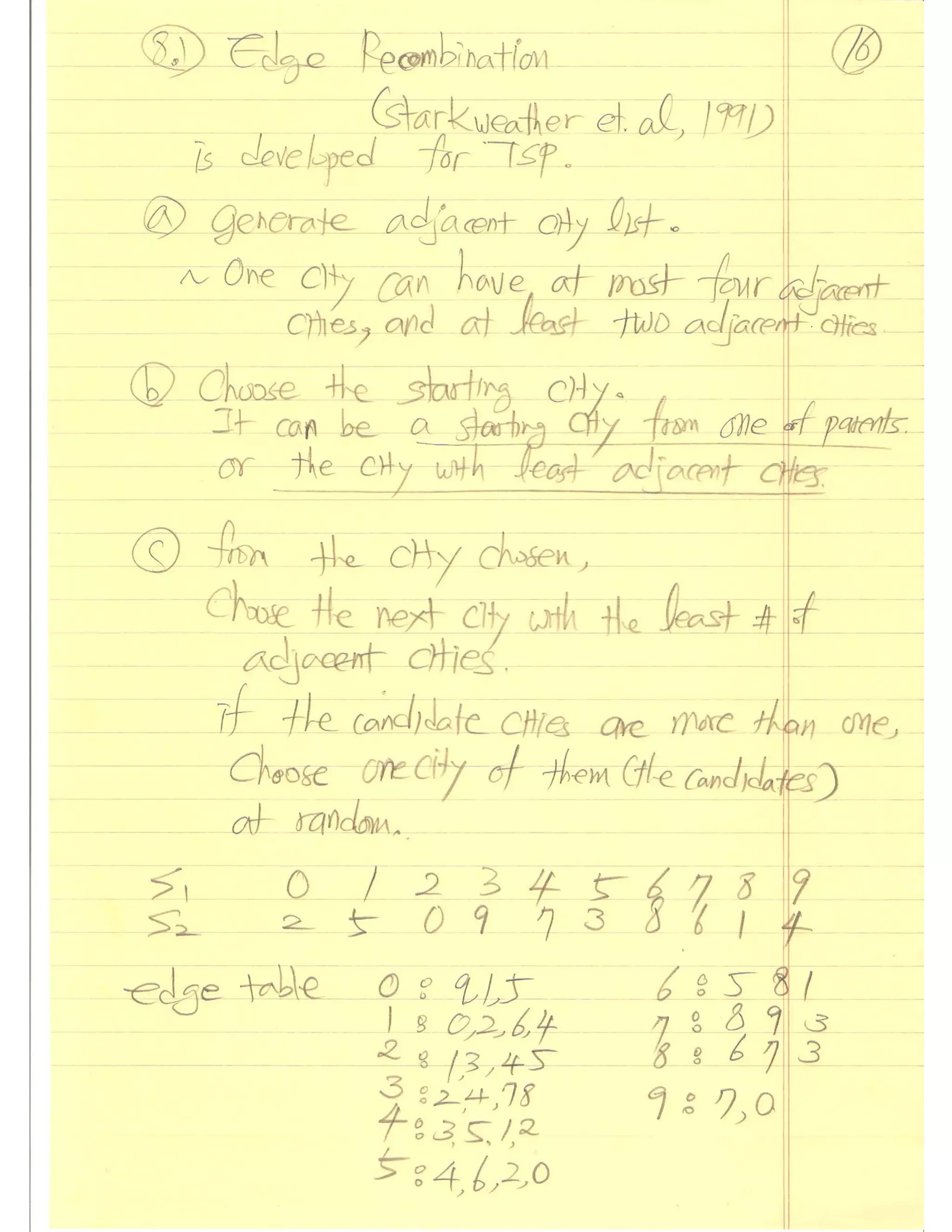 Evolutionary Computation Lecture notes03