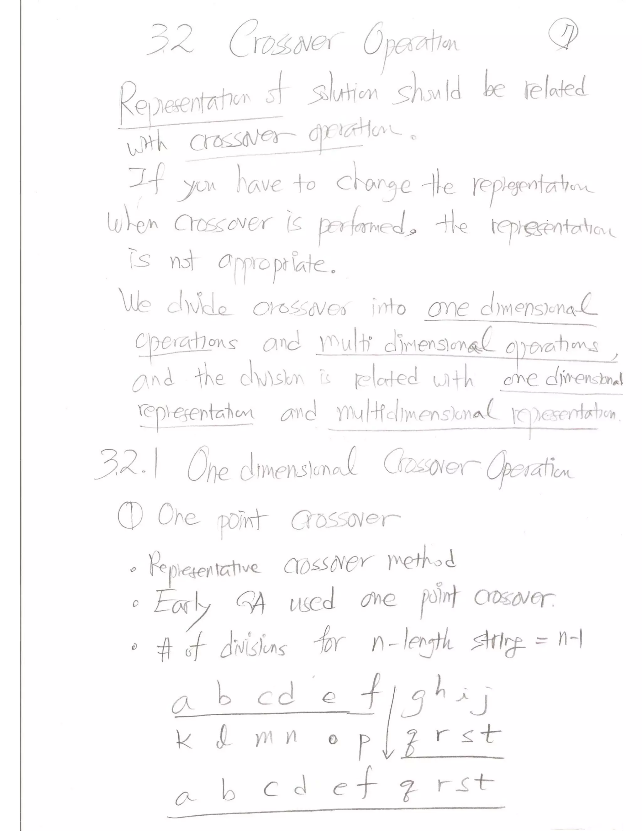 Evolutionary Computation Lecture notes03
