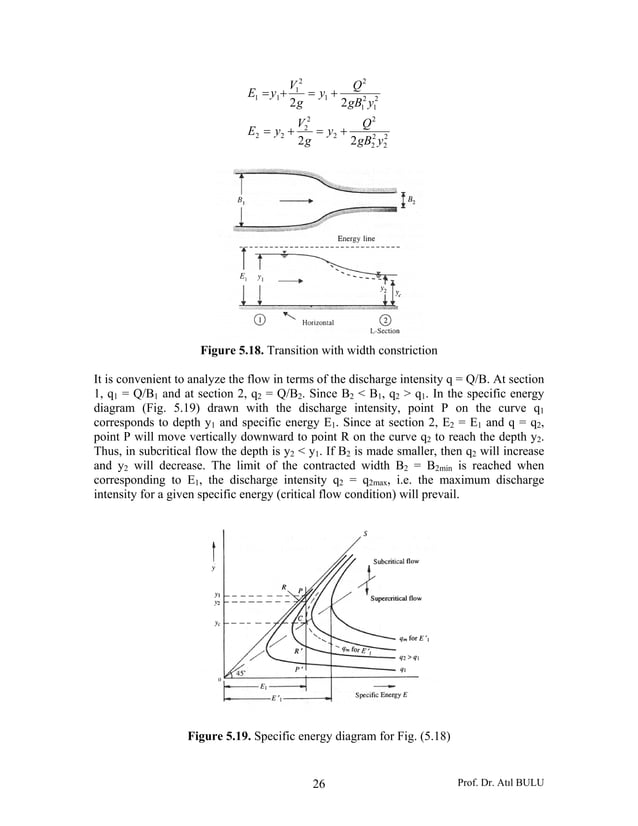 Specific Energy (Lecture notes 05) | PDF