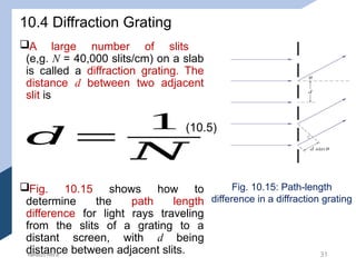 physical optics lecture notes for physics | PPTX