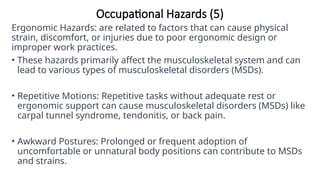 Comprehensive Overview of Occupational Hazards and Exposure Assessment ...