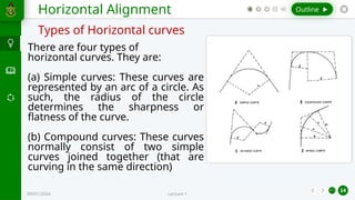 Lecture notes 3 Horizontal and Vertical alignments.pptx