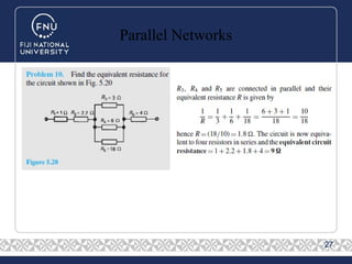 Parallel Networks
27
 