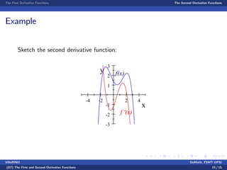 Benginning Calculus Lecture notes 9 - derivative functions | PDF