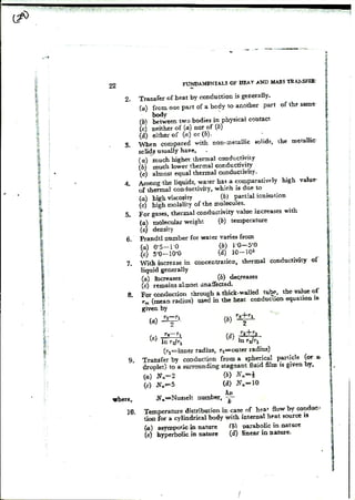 Lecture notes on fundamentals of heat and mass transfer by osama ...