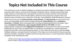 Lecture Notes on Introduction to Artificial Intelligence Using Python ...