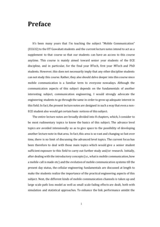 Lecture notes on mobile communication | DOCX