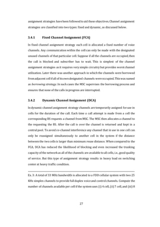 Lecture notes on mobile communication | DOCX