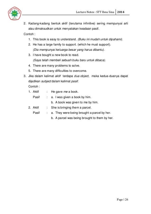 Lecture notes stt informatika