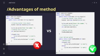 Comprehensive Guide to Java Methods: Predefined and User-Defined ...