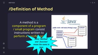 Comprehensive Guide to Java Methods: Predefined and User-Defined ...