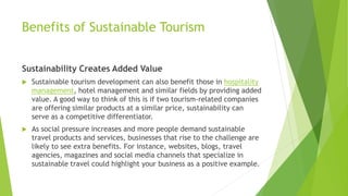 Comprehensive Introduction to Sustainable Tourism Practices | PDF
