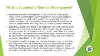 Comprehensive Introduction to Sustainable Tourism Practices | PDF