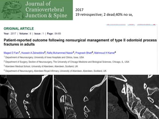 2017
19 retrospective; 2 dead;40% no sx,
 
