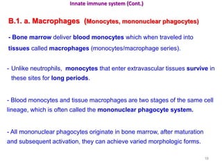 ..Lecture of Immunolgy in (human) body . | PDF