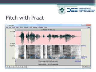 Pitch with Praat  