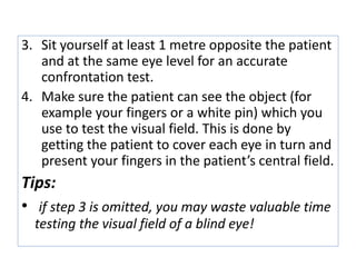 Lecture on Clinical Methods; Visual Field & Pupillary Reflexes For 4th ...