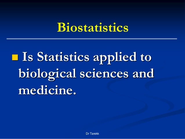 Biostatistics : Types of Variable