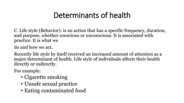 WHO definition: The world Health Organization (WHO) described health ...