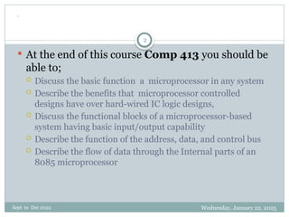 Microprocessor design and Lecture One.pptx