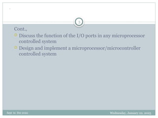 Microprocessor design and Lecture One.pptx