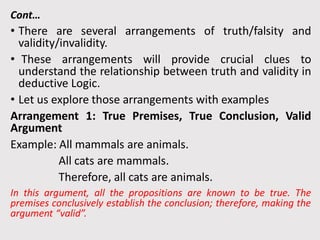 Logic, fallacies, arguments and categorical statements. | PDF
