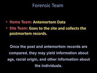 Forensic Team
 