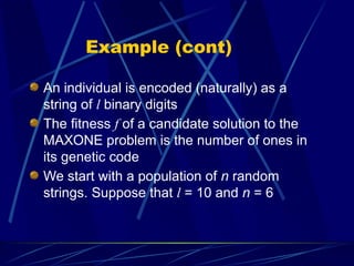 Lecture on GA that is genetic algorithm | PPTX