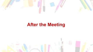 After the Meeting
 