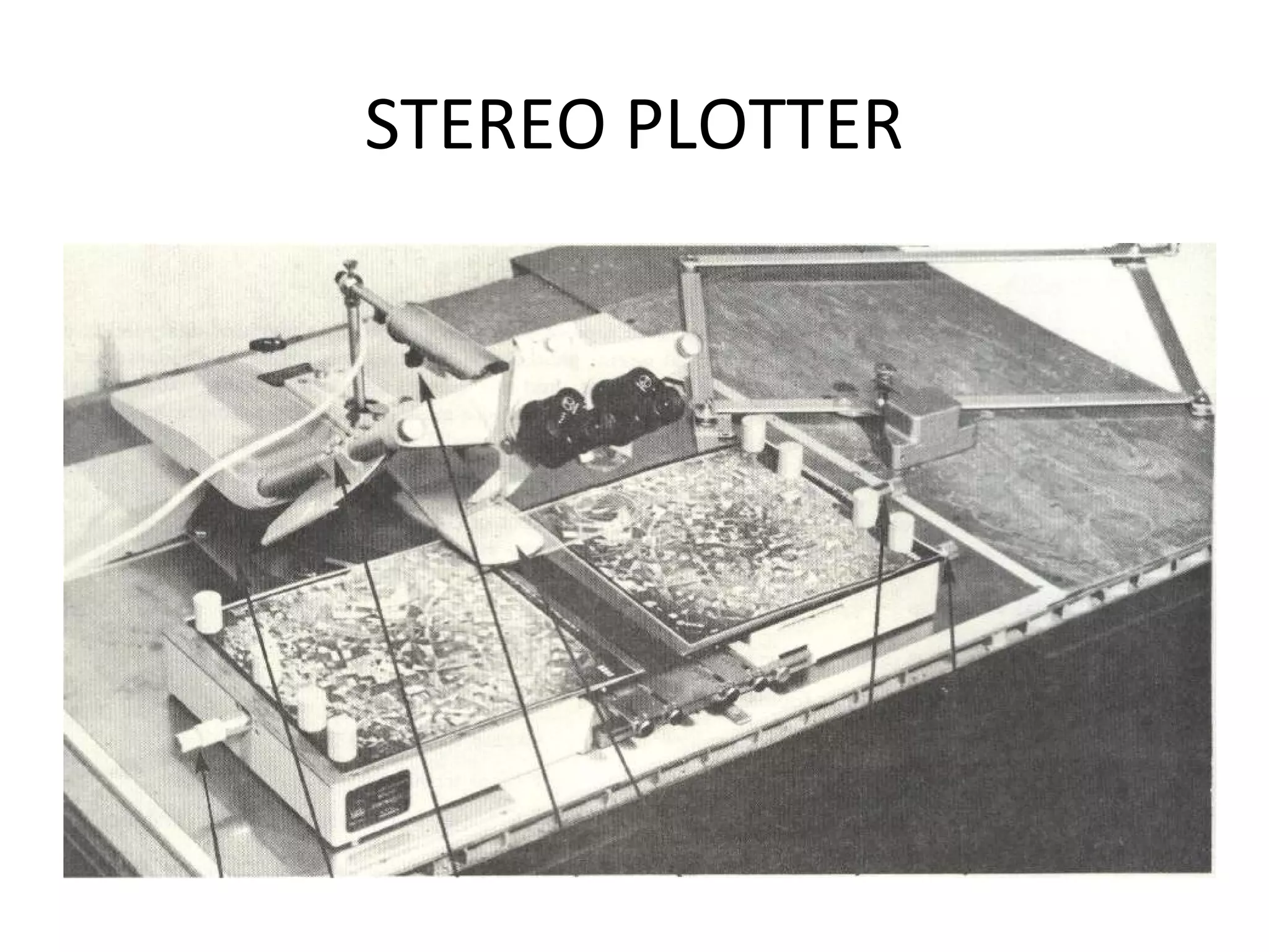 STEREO PLOTTER
 