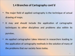 Cartography Problem Lecture on Principles of Cartography.ppt
