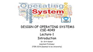 Operating System PPT for CSE students 2nd yr | PPTX