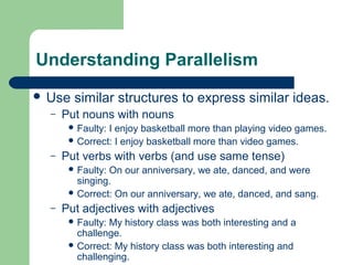 lectureparallelismmodule3everything one should know about modifiers | PDF