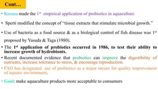 Lecture ppt by bhukya bhaskar probiotic ug class | PDF