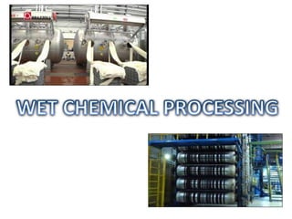 Dyeing process can be applied in many stages such as :
CLASSIFICATIONS OF DYEING PROCESS
1.Mass coloration method is for d...