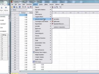 Moving on… Analyze- general linear model
 
