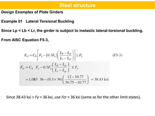 Lecturer-10-Plate Girders Design Steps 2 | PPTX
