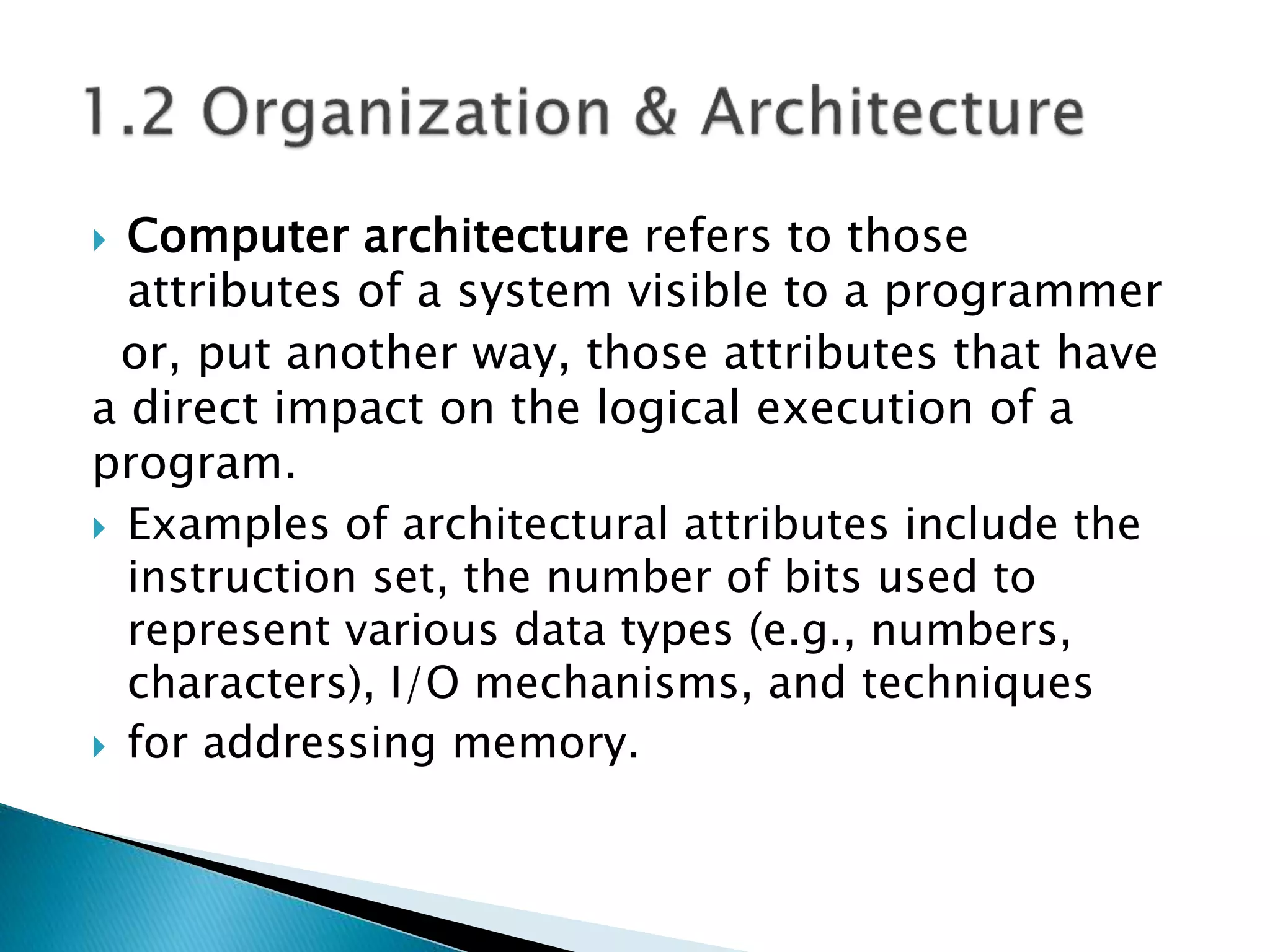 Lecturer1 introduction to computer architecture (ca) | PPT