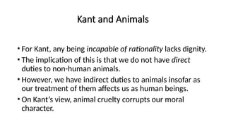 Understanding Kantianism: Duty-Based Ethics and Its Applications | PPTX
