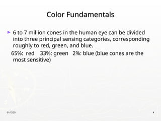 Introduction to Color Image Processing Color Image Processing | PPT